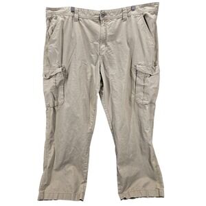 RedHead Mens 48x32 Tan Cargo Pants Outdoor Utility Workwear Pockets